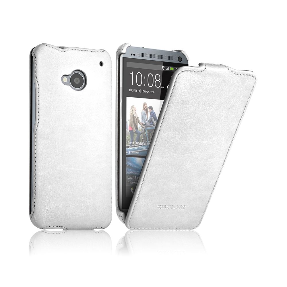 Karylax - Housse Etui Coque Rigide à Clapet pour HTC One M7+ Film de Protection - Autres accessoires smartphone