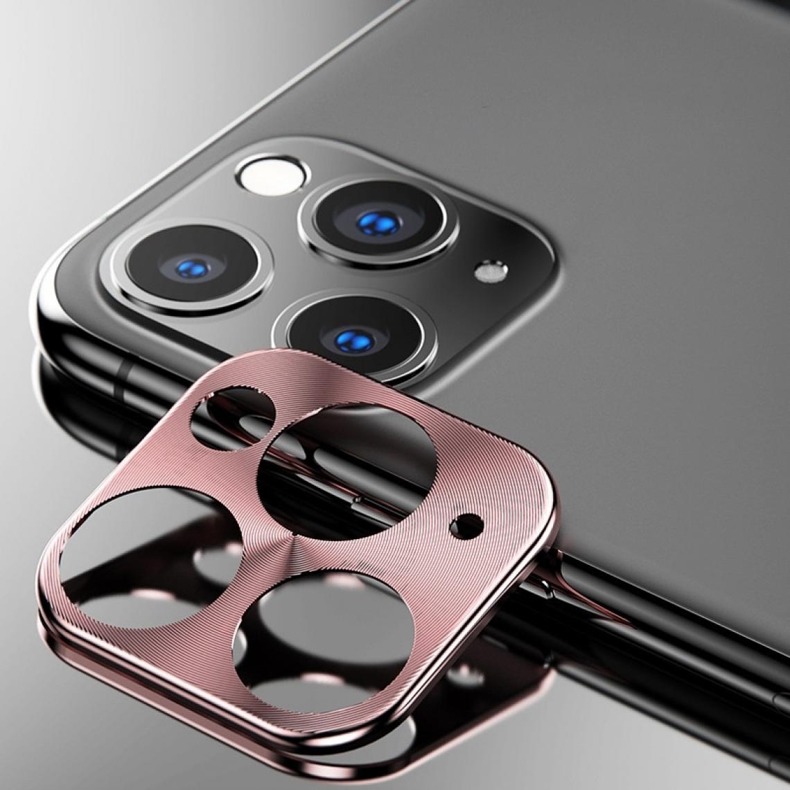 Wewoo - Film pour appareil photo arrière iPhone 11 Pro Max or rose - Autres accessoires smartphone