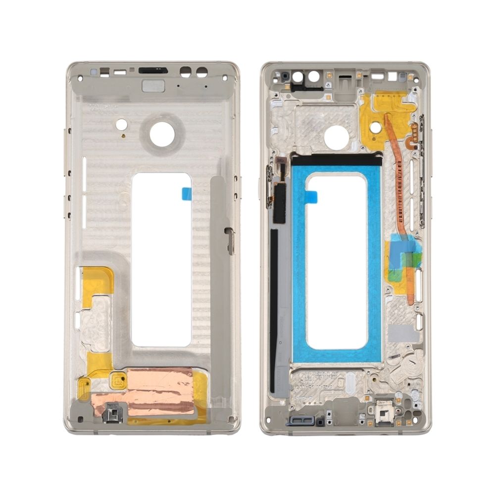 Wewoo - Boitier intégral or Pièce détachée pour Samsung Galaxy Note 8 / N950 Boîtier Avant Cadre LCD Lunette - Autres accessoires smartphone