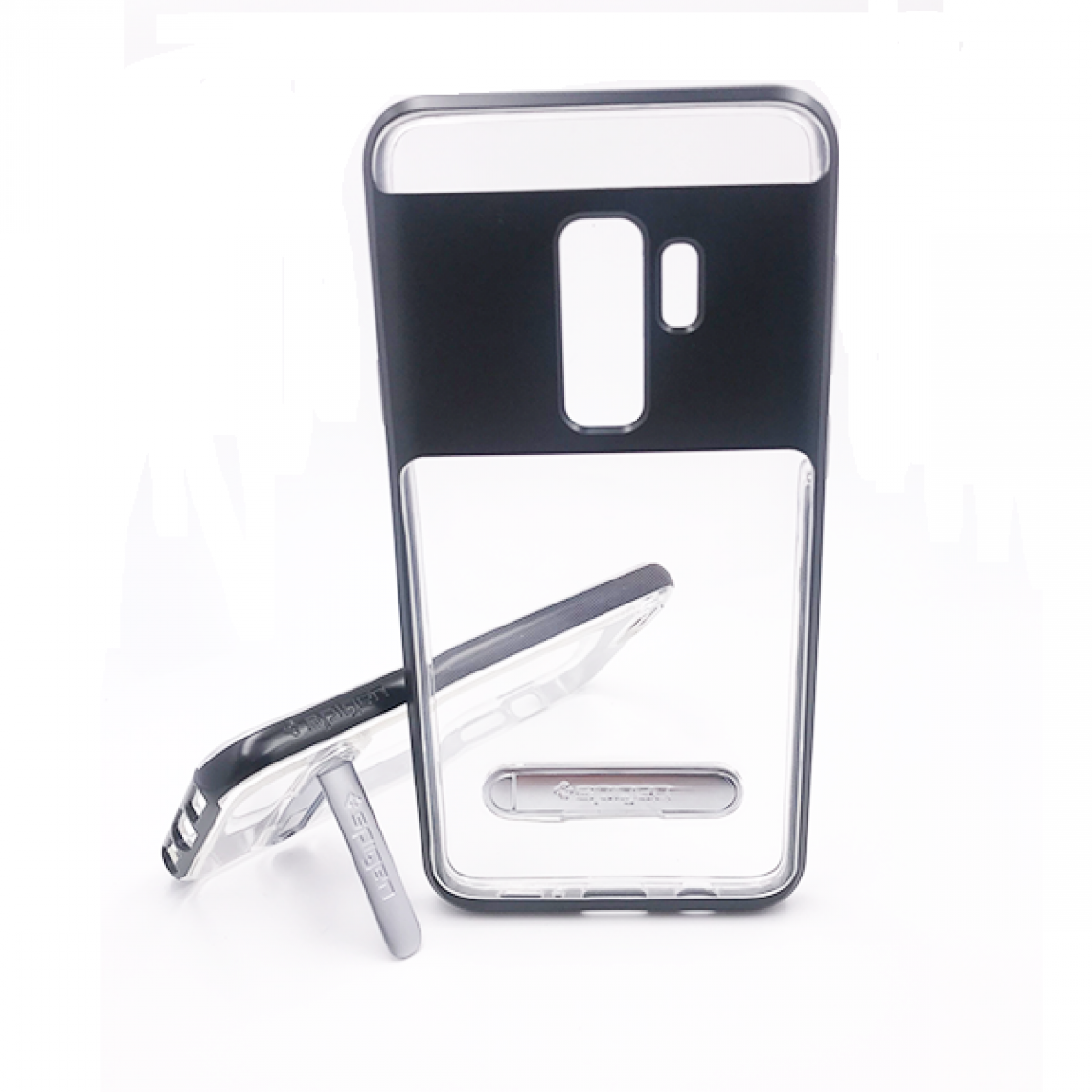 Phonecare - Coque Spigen Crystal Hybrid Samsung S9 Plus - Noir - Coque, étui smartphone