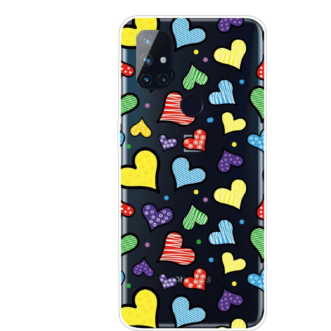 Other - Coque en TPU impression de motifs souple coeurs d'amour pour votre OnePlus Nord N10 5G - Coque, étui smartphone