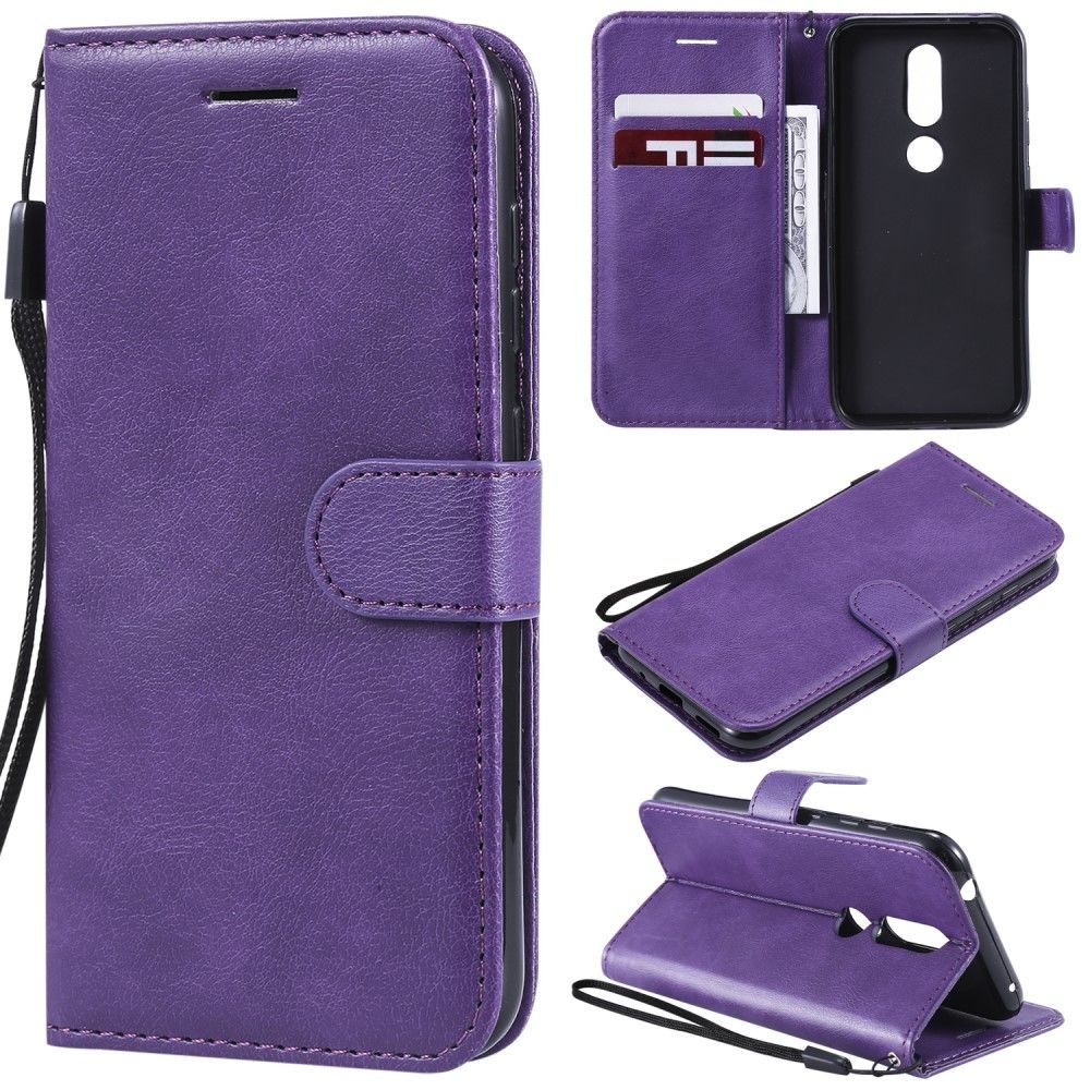 marque generique - Etui en PU violet pour votre Nokia 4.2 (2019) - Coque, étui smartphone