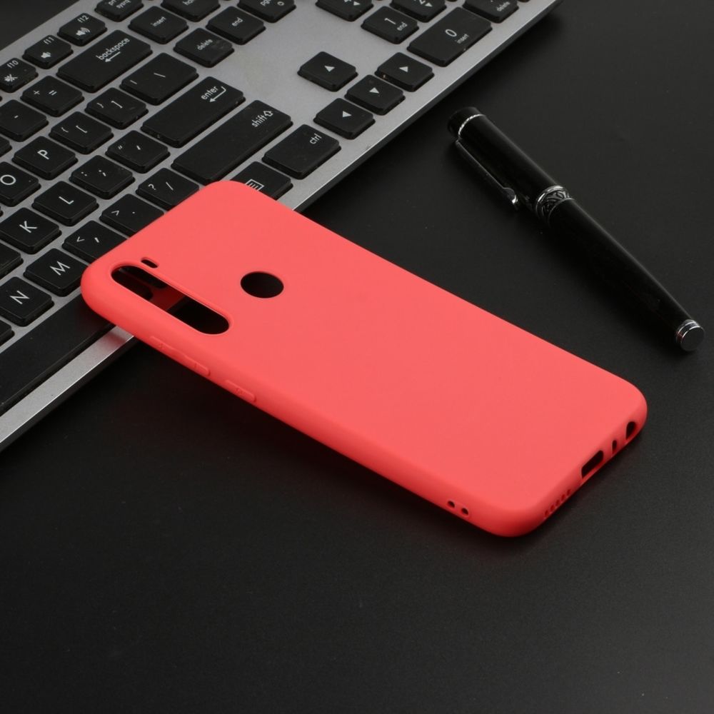 Wewoo - Coque Souple Pour Xiaomi Redmi Note 8 en TPU Couleur Candy Rouge - Coque, étui smartphone