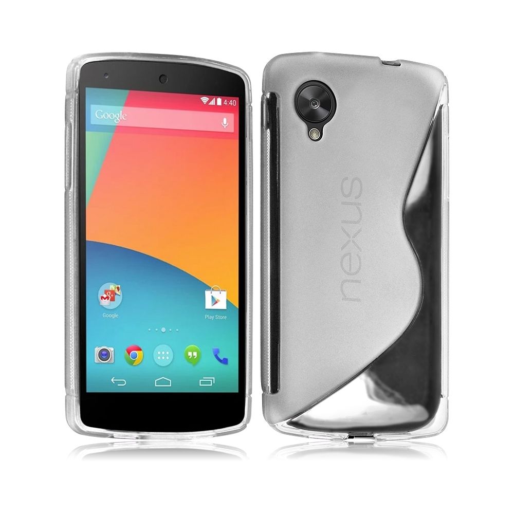 Karylax - Housse Etui Coque S-Line Style Translucide pour LG Google Nexus 5 + Film de Protection - Autres accessoires smartphone
