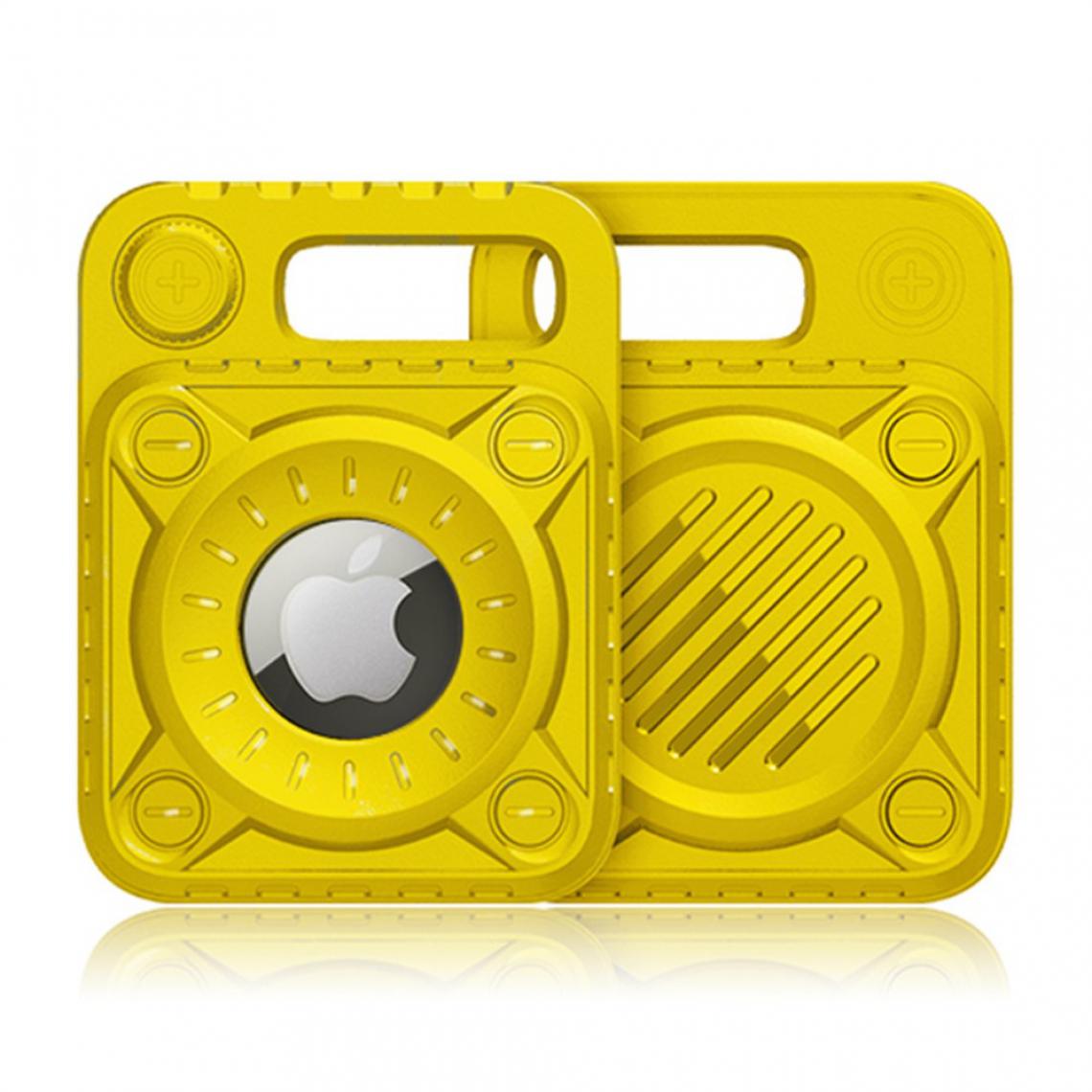 Other - Coque en TPU Style punk jaune pour votre Apple AirTag - Coque, étui smartphone