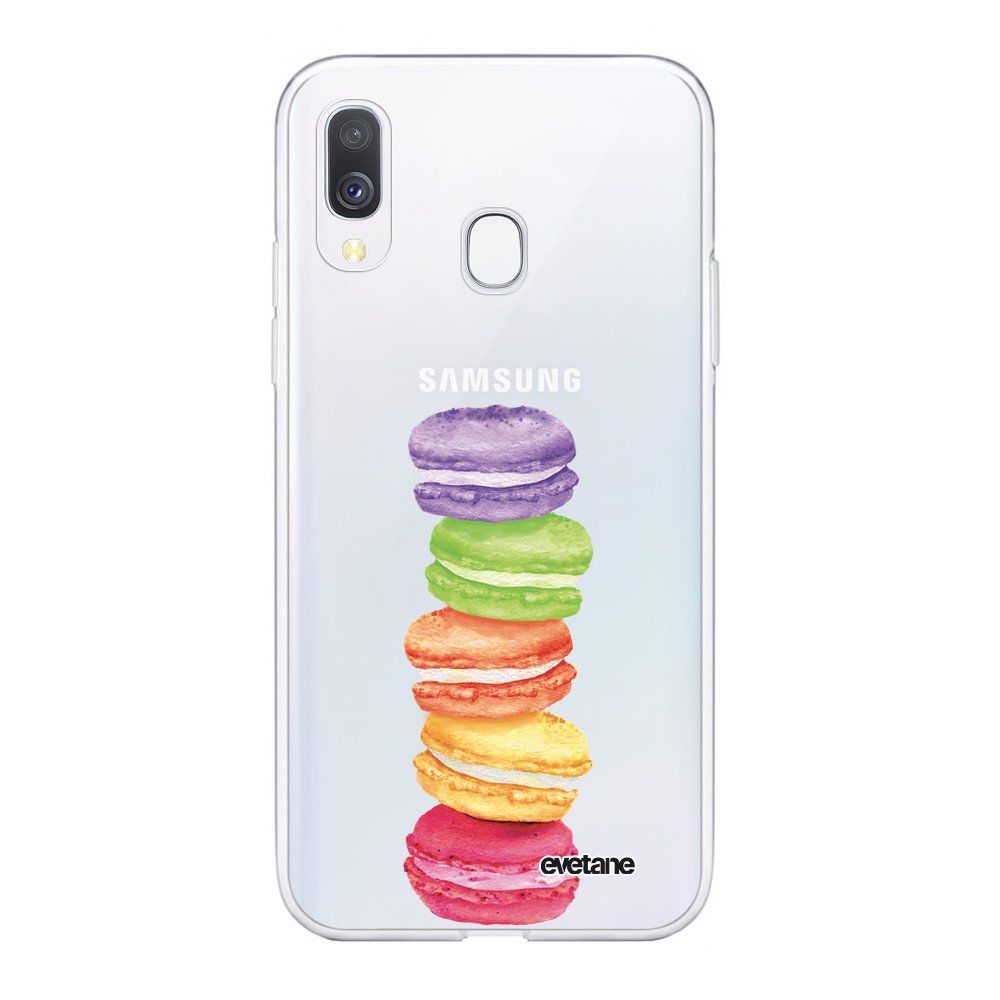 Evetane - Coque Samsung Galaxy A20e souple transparente Macarons Motif Ecriture Tendance Evetane. - Coque, étui smartphone