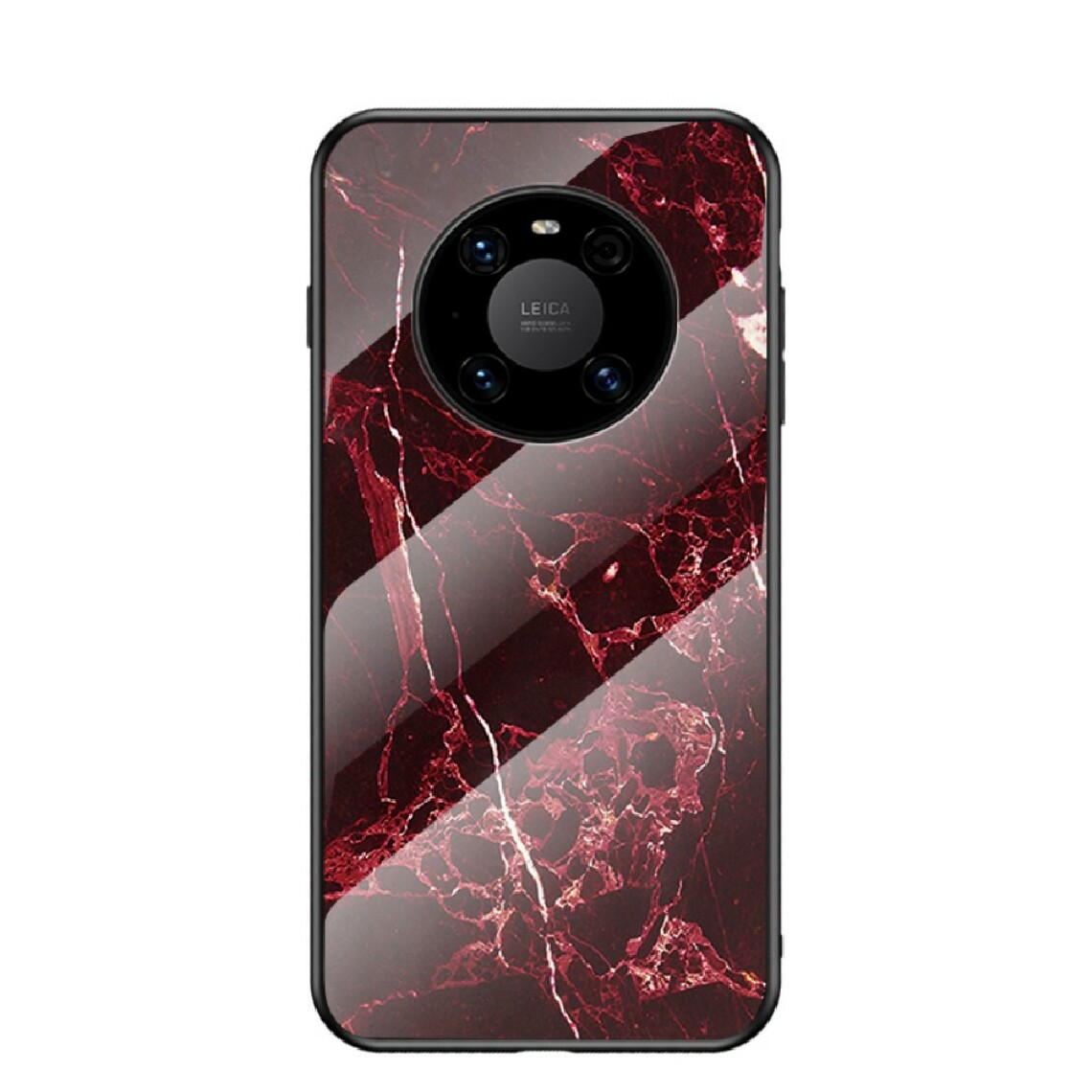 Other - Coque en TPU motif marbré et avec bord rouge pour votre Huawei Mate 40 - Coque, étui smartphone