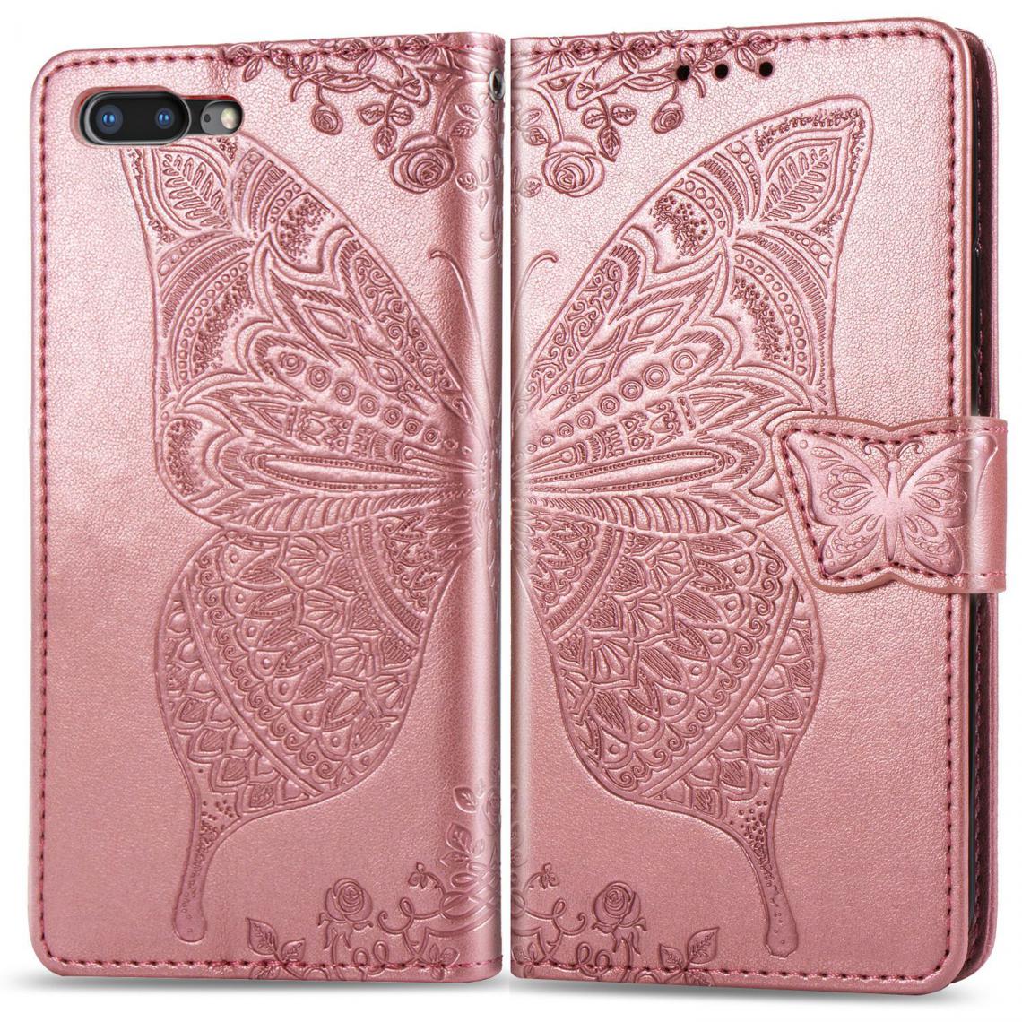 OtterBox - iPhone 7 Plus/8 Plus Housse Etui Coque de protection type portefeuille Papillon [Or Rose] - Coque, étui smartphone