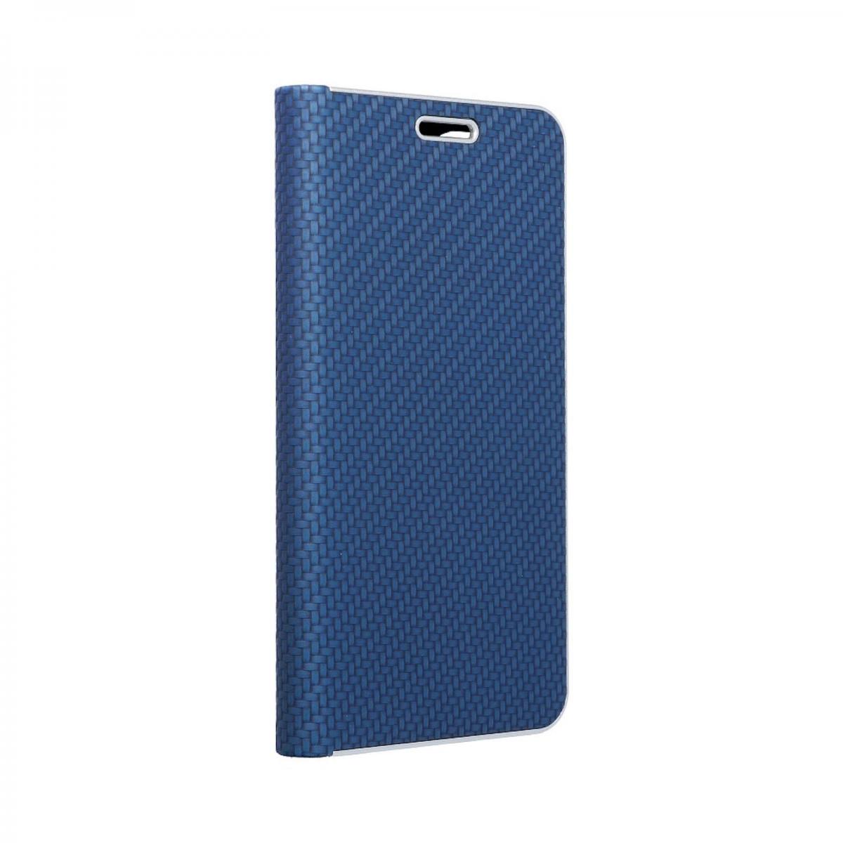 Caseink - Coque Folio Luna Carbon pour Apple iPhone 12 PRO MAX blue - Coque, étui smartphone