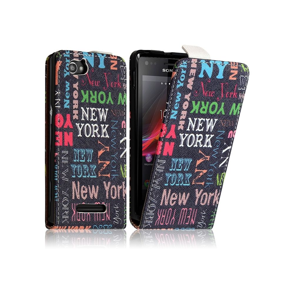 Karylax - Housse Coque Etui pour Sony Xperia M motif LM20 - Autres accessoires smartphone