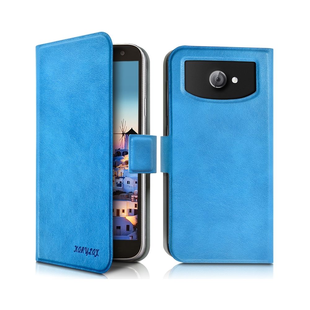 Karylax - Housse Etui Universel L couleur Bleu clair pour Smartphone Huawei Honor 9i - Autres accessoires smartphone