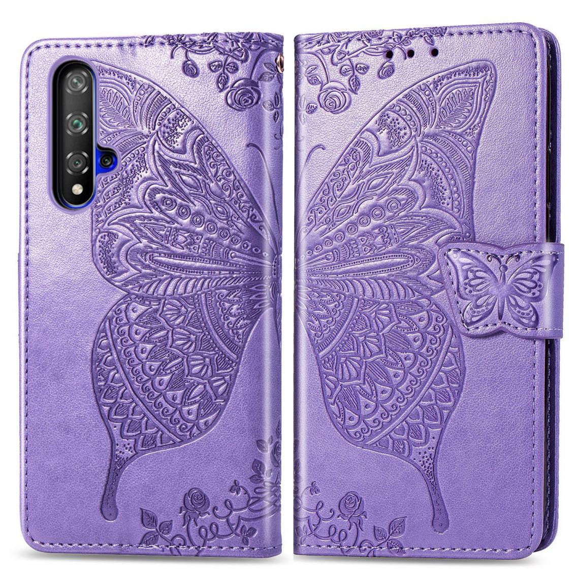 OtterBox - Huawei Honor 20 Housse Etui Coque de protection type portefeuille Papillon [Violet] - Coque, étui smartphone