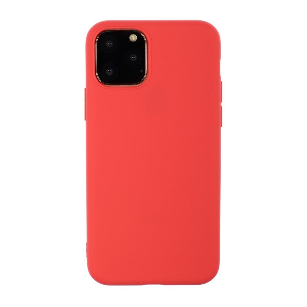 marque generique - Coque en TPU couleur pure souple rouge pour votre Apple iPhone 11 6.1 pouces - Coque, étui smartphone