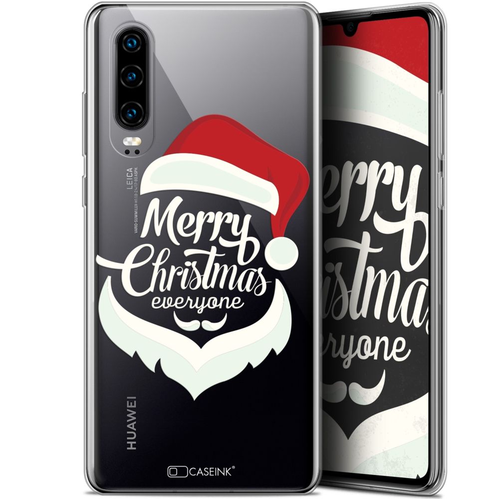 Caseink - Coque Pour Huawei P30 (6.1 ) [Gel HD Collection Noël 2017 Design Merry Everyone - Souple - Ultra Fin - Imprimé en France] - Coque, étui smartphone
