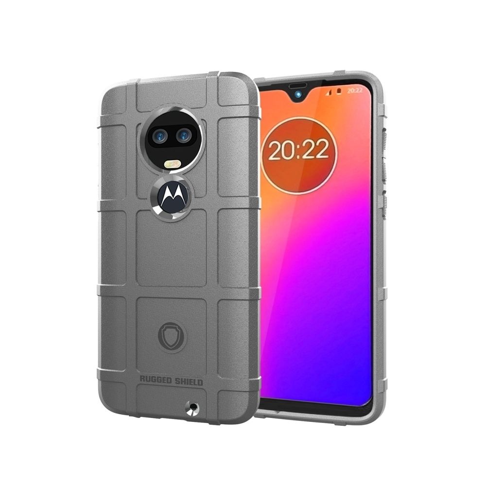 Wewoo - Coque TPU antichoc à couverture totale pour Motorola Moto G7 (Gris) - Coque, étui smartphone