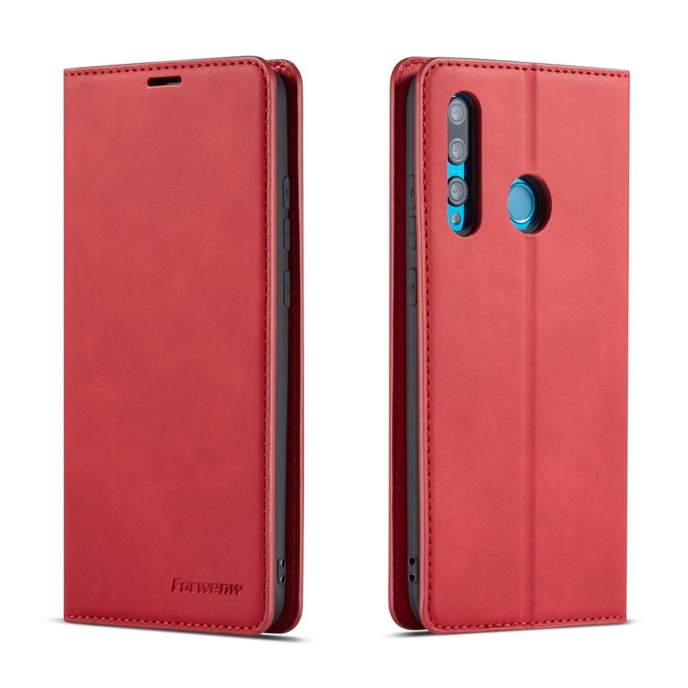 marque generique - Etui en PU rouge pour Huawei P Smart Plus 2019/Enjoy 9s - Coque, étui smartphone