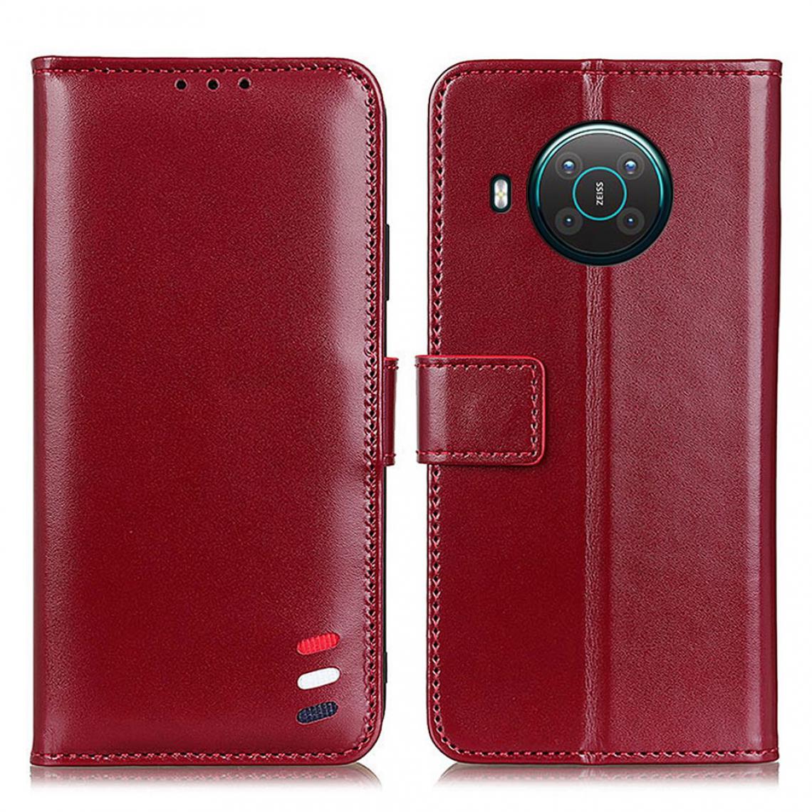 Other - Etui en PU Couverture avec support rouge pour votre Nokia X10/X20 - Coque, étui smartphone