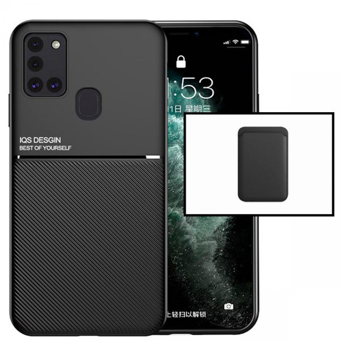 Phonecare - Kit Coque Magnétique Lux + Portefeuille Magnetique Noir pour Samsung Galaxy M21 2021 - Coque, étui smartphone