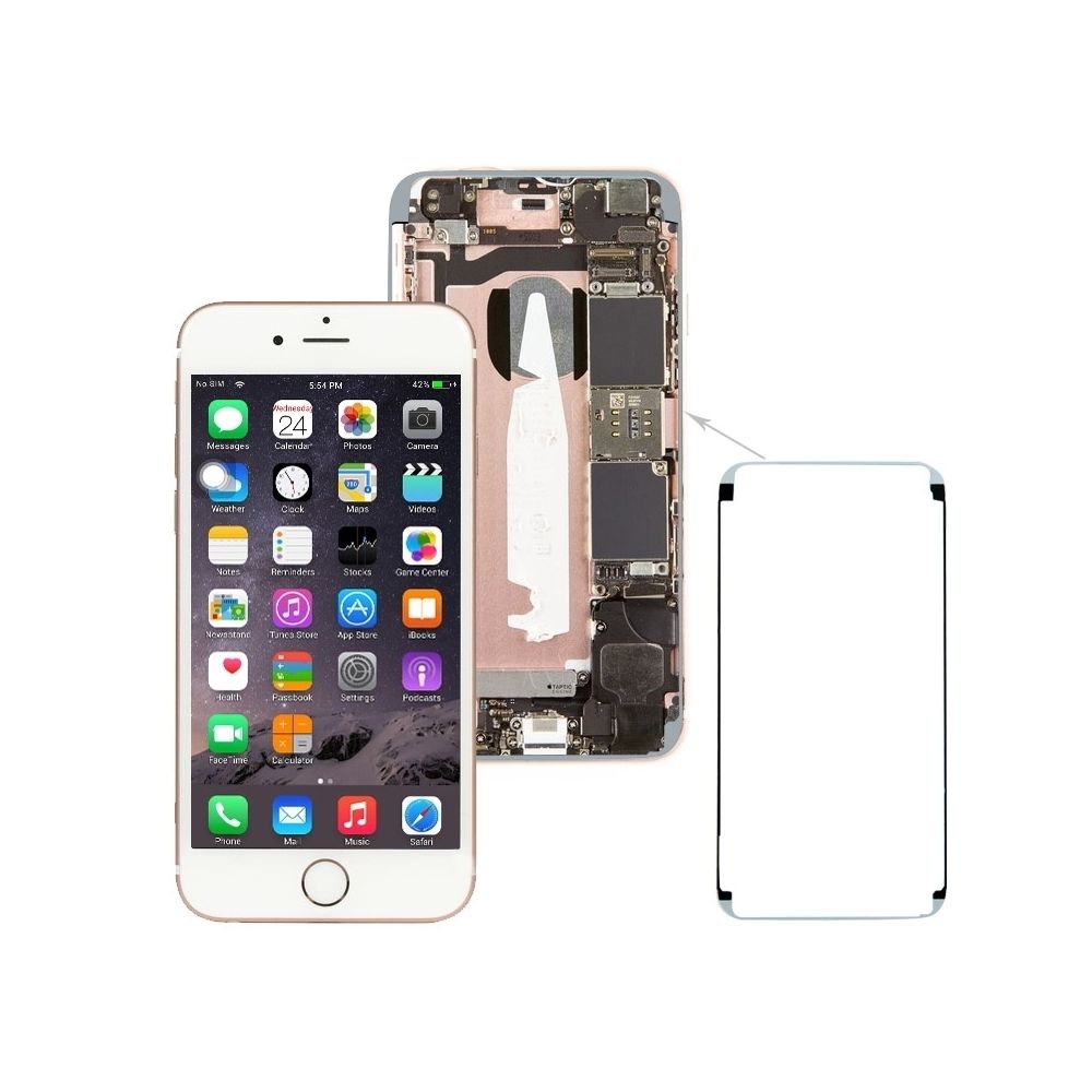 Wewoo - Pour l'anneau de cerceau étanche de joint de batterie de iPhone 6s 50 PCS pièce détachée - Autres accessoires smartphone