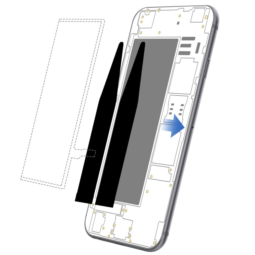 Avizar - Adhésif remplacement réparation batterie iPhone 6 - Adhésif autocollant - Autres accessoires smartphone