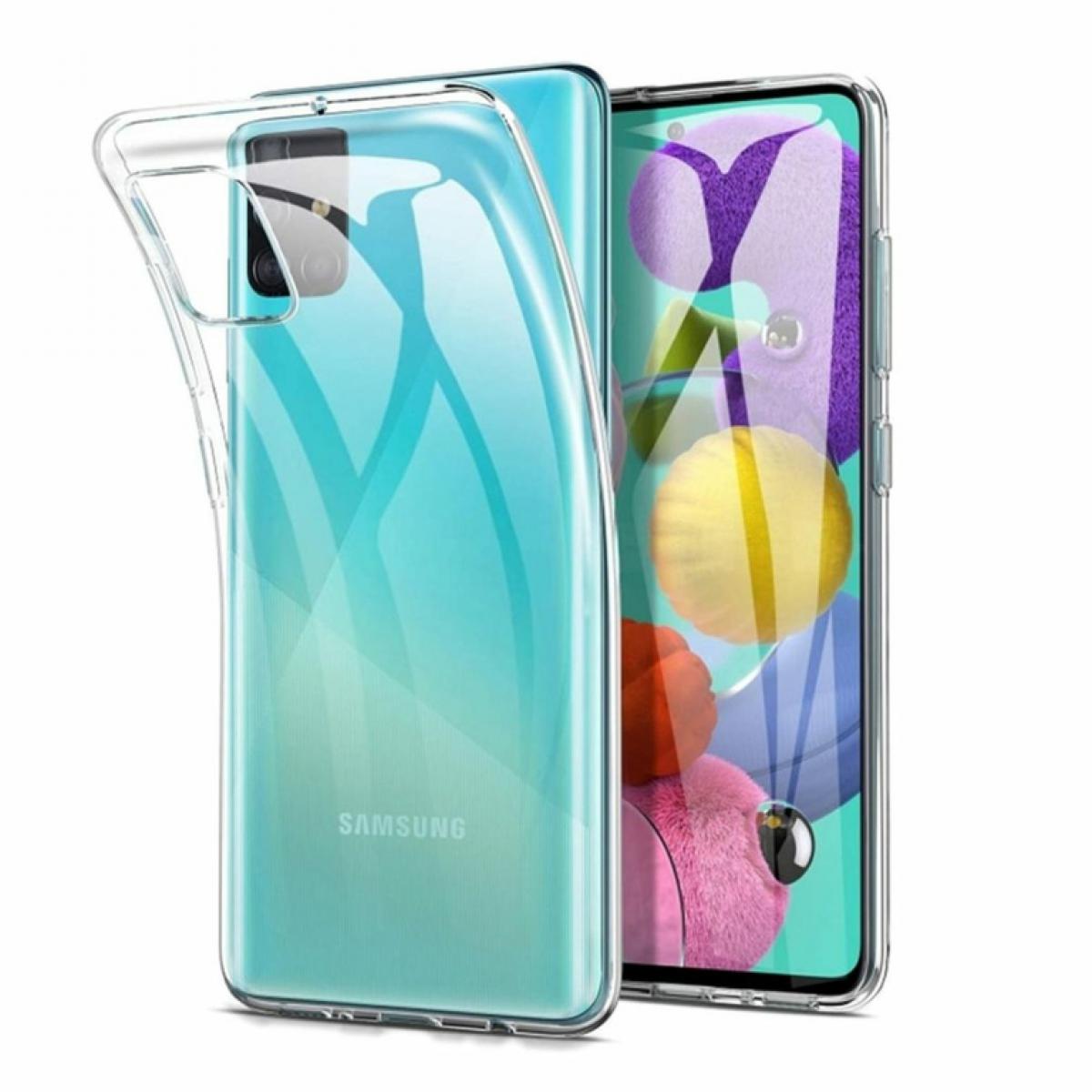 Little Boutik - Coque Silicone pour Samsung A71 Etui de Protection Transparent Antichoc Little Boutik® - Coque, étui smartphone