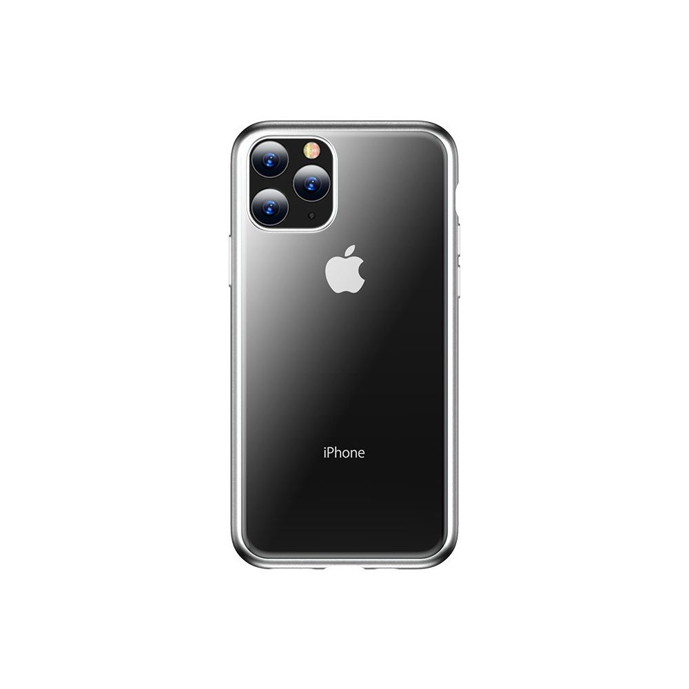 Wewoo - Coque Souple Etui de protection en TPU pour la galvanoplastie antichoc Concise Series iPhone 11 Pro Argent - Coque, étui smartphone
