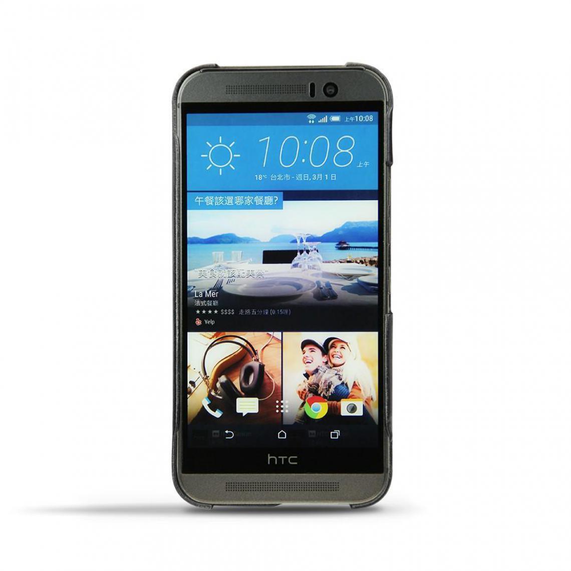 Noreve - Coque cuir HTC One M9 - Coque arrière - Noir ( Nappa - Black ) - cuir Perpétuelle - NOREVE - Coque, étui smartphone
