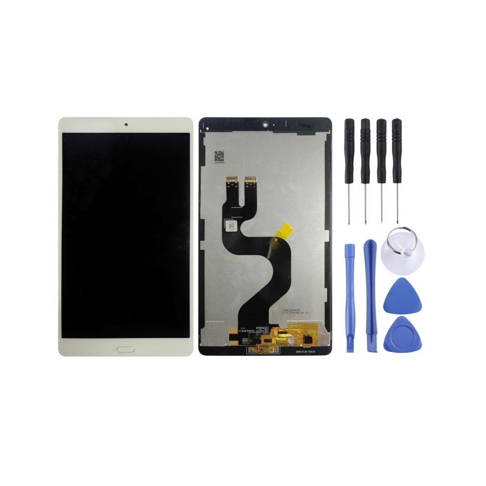 Wewoo - Ecran LCD et assembleur complet de numériseur pour HuMediaPad M3 8,4 pouces / YIBTV-W09 / BTV-DL09 (Blanc) - Autres accessoires smartphone