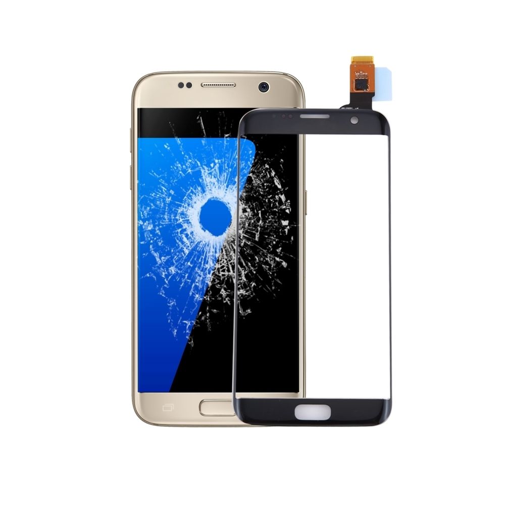 Wewoo - Pour Samsung Galaxy S7 Edge noir / G9350 / G935F / G935A Assemblée de numériseur d'écran tactile (seul sans le LCD) pièce détachée - Autres accessoires smartphone