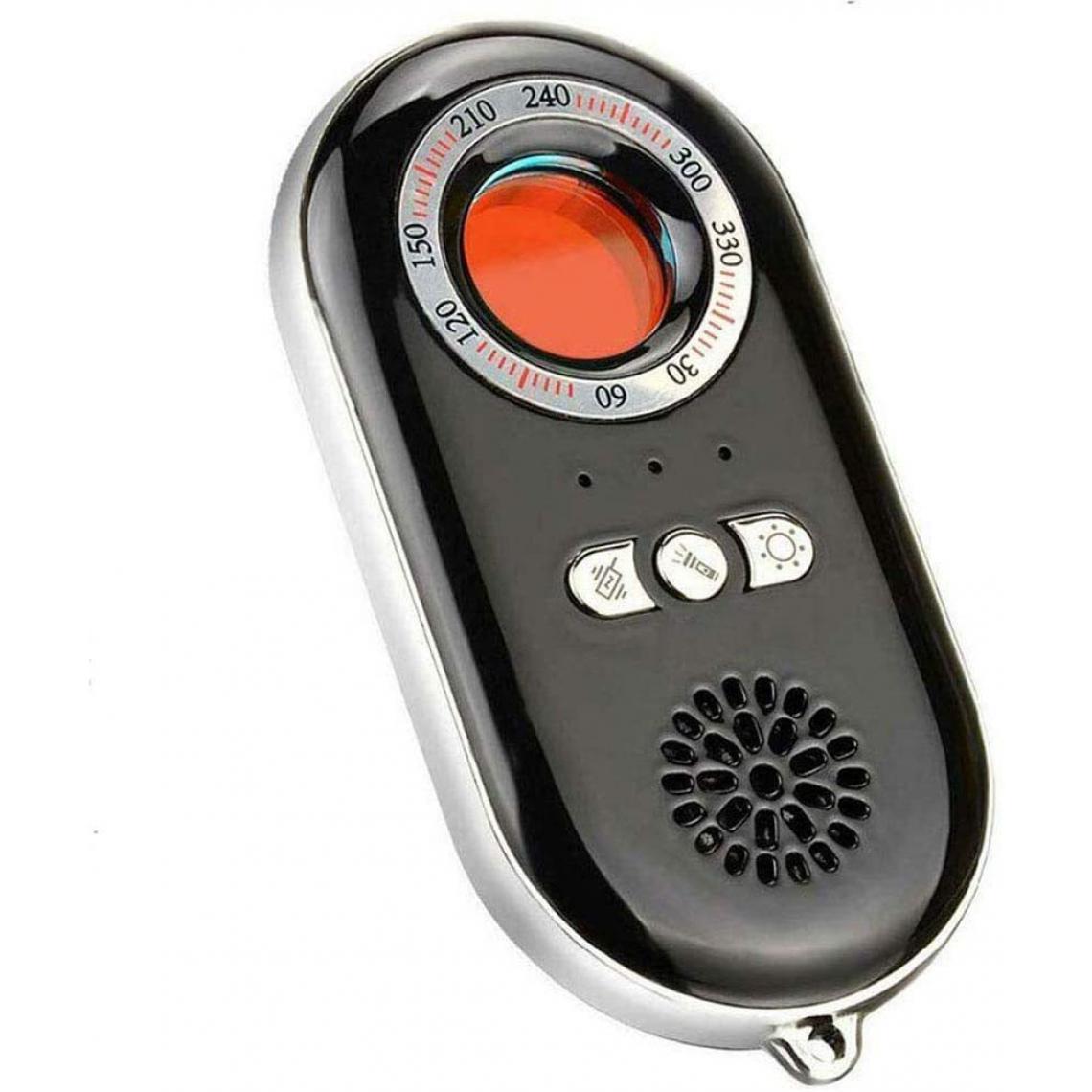 Chrono - Détecteur anti-espion, Détecteur de bogues, Détecteur de caméra anti-espion sans fil Détecteur de signal RF pour caméra cachée, Dispositif de suivi GSM pour Détecteur de caméra cachée de bogue audio sans fil,(noir) - Autres accessoires smartphone