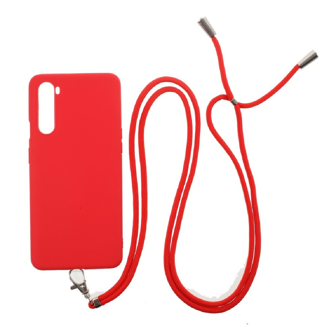 Other - Coque en TPU bonbons de couleur unie avec sangle rouge pour votre OnePlus Nord - Coque, étui smartphone