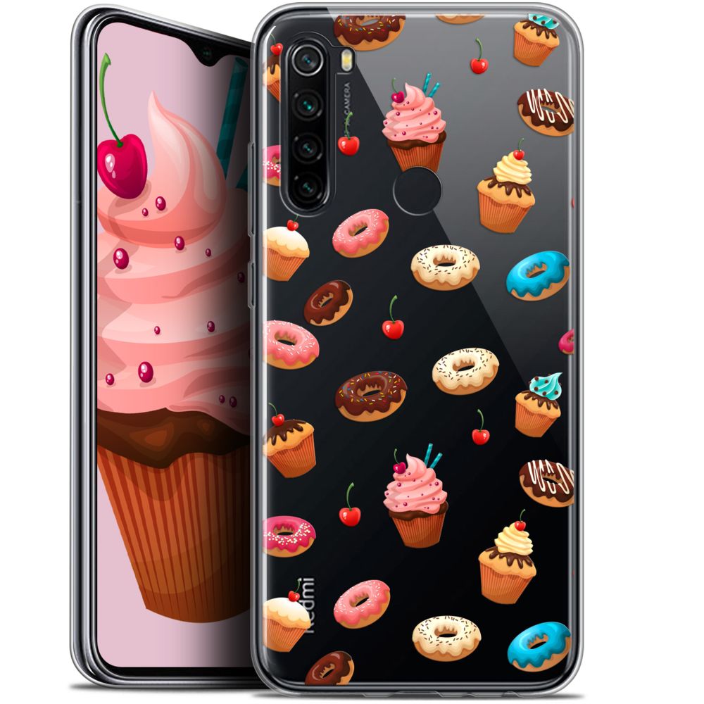 Caseink - Coque Pour Xiaomi Redmi Note 8 (6.3 ) [Gel HD Collection Foodie Design Donuts - Souple - Ultra Fin - Imprimé en France] - Coque, étui smartphone