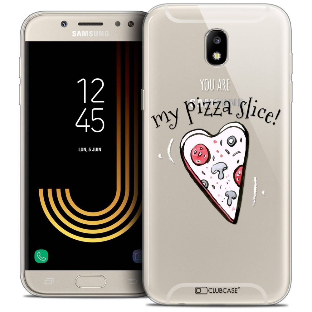 Caseink - Coque Housse Etui Samsung Galaxy J5 2017 J530 (5.2 ) [Crystal Gel HD Collection Love Saint Valentin Design My Pizza Slice - Souple - Ultra Fin - Imprimé en France] - Coque, étui smartphone