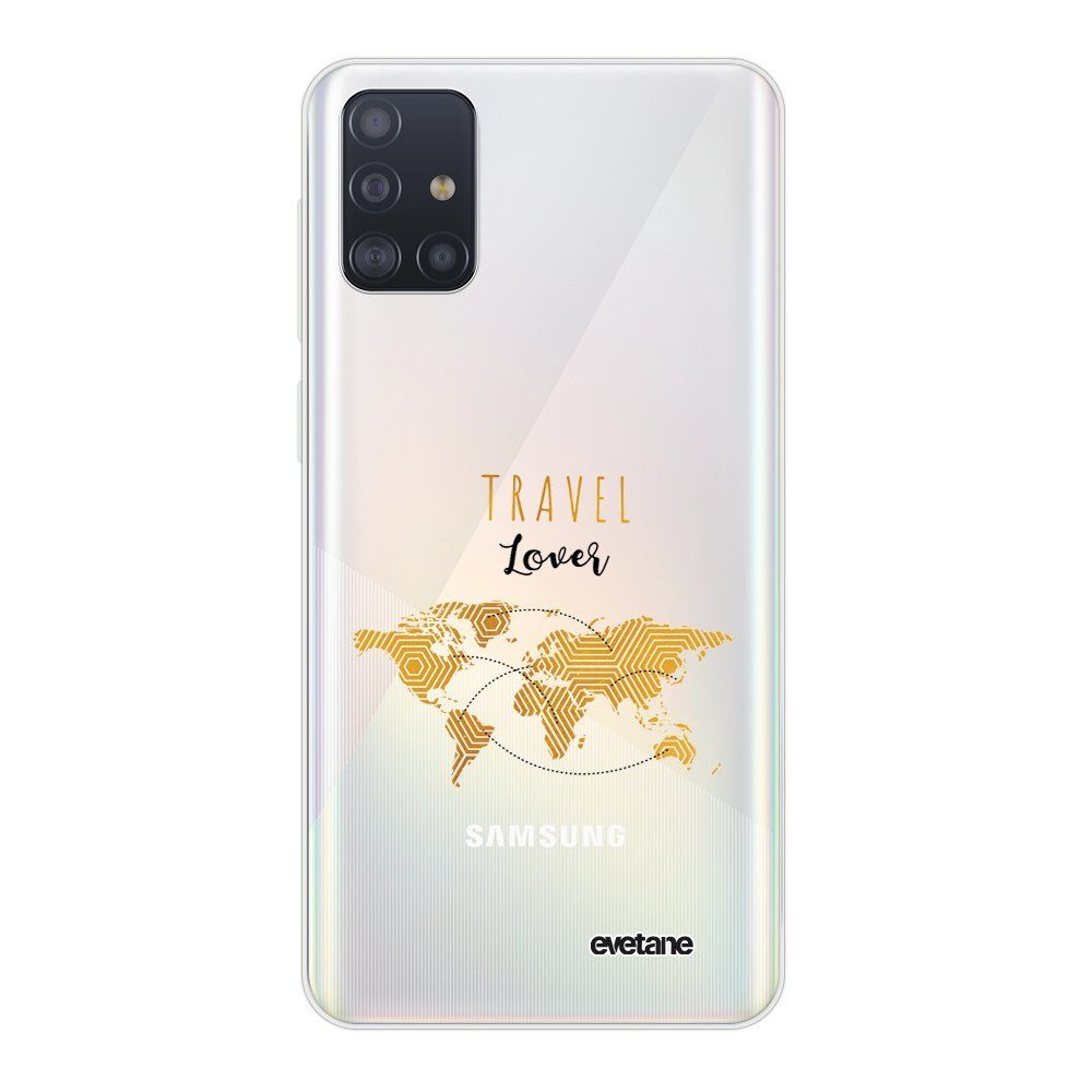Evetane - Coque Samsung Galaxy A71 360 intégrale transparente Travel Lover Ecriture Tendance Design Evetane. - Coque, étui smartphone