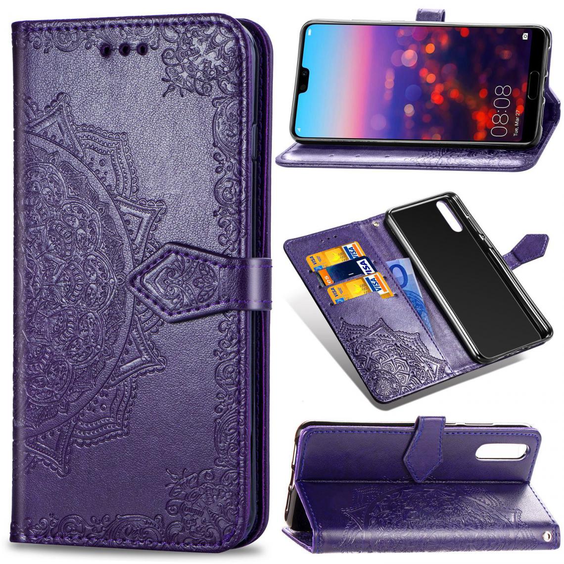 OtterBox - Huawei P20 Housse Etui Coque de protection type portefeuille [Violet] - Coque, étui smartphone