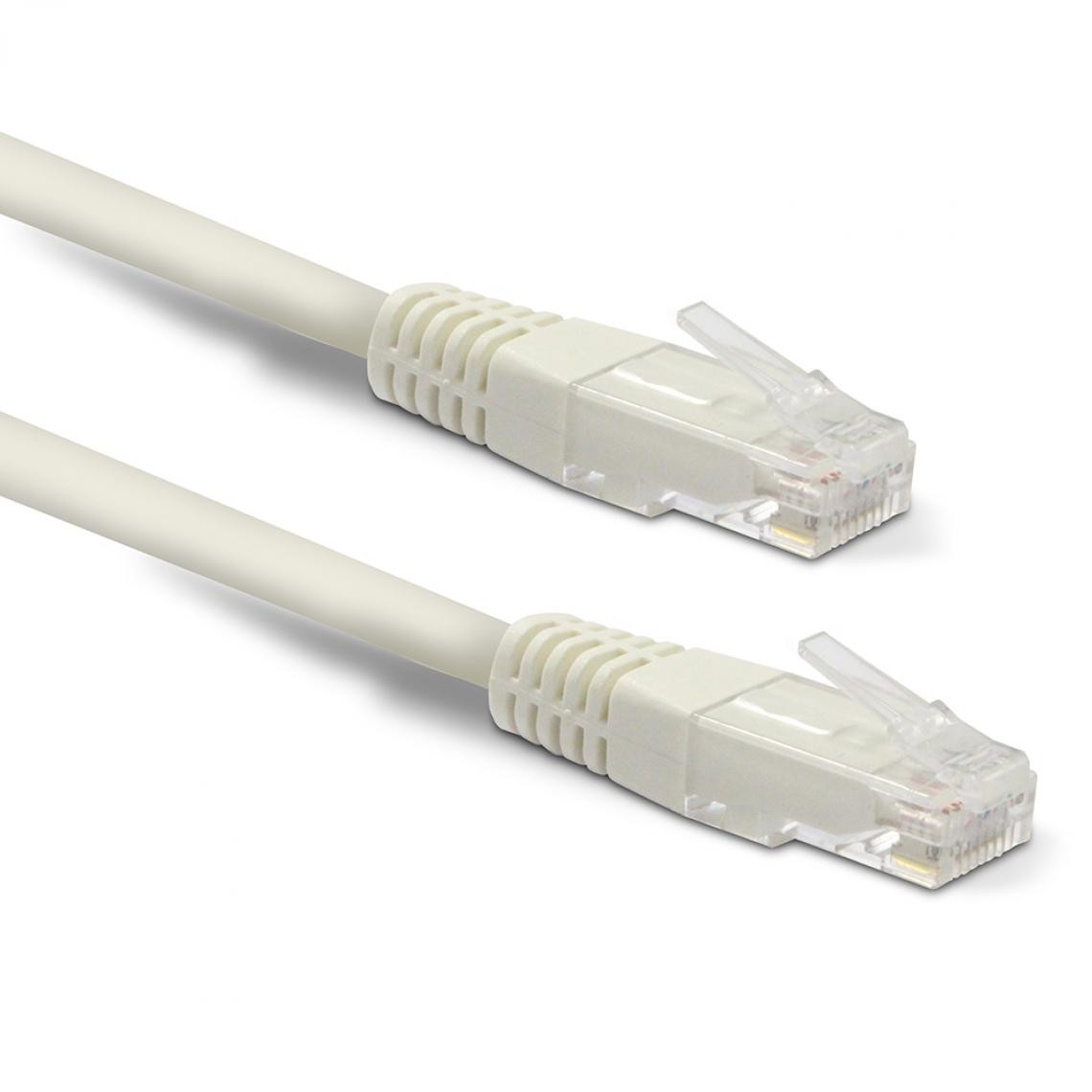 Metronic - Câble Ethernet RJ45 CAT 6A mâle/mâle droit UTP 1,5 m - Autres accessoires smartphone