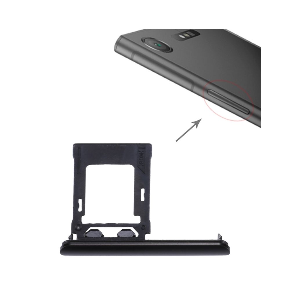 Wewoo - Pour Sony Xperia XZ1 SIM noir / Micro SD Carte Plateau Pièce détachée - Autres accessoires smartphone