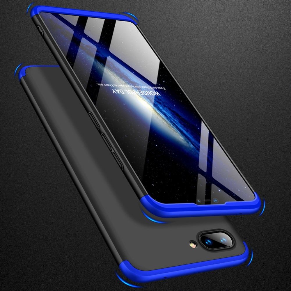 marque generique - Coque en TPU détachable en 3 parties matte rigide noir/bleu pour votre Xiaomi Mi 8 Lite/Mi 8 Youth (Mi 8X) - Autres accessoires smartphone