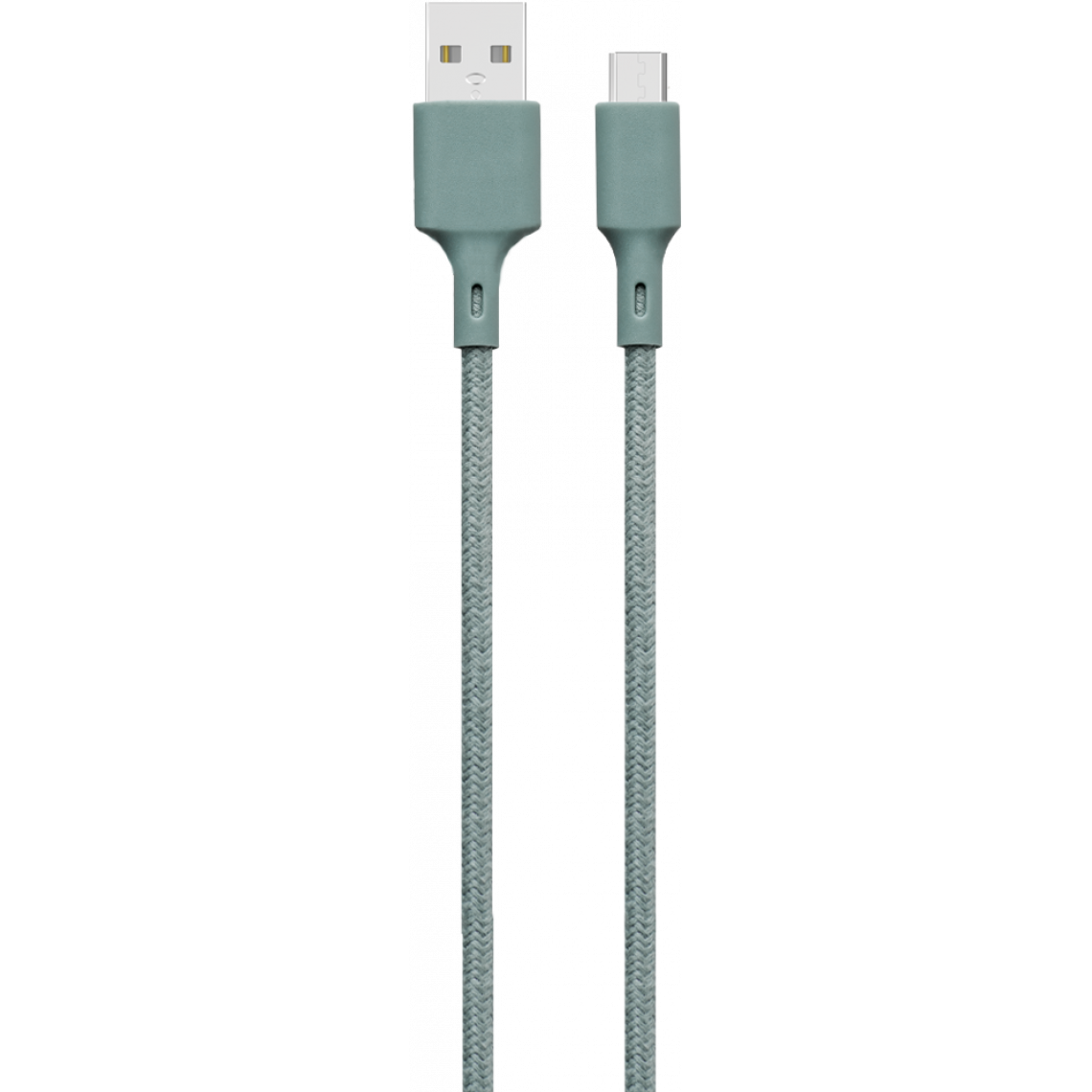 Just Green - Câble Recyclable en coton USB A/micro USB 2 m Night Green Just Green - Autres accessoires smartphone