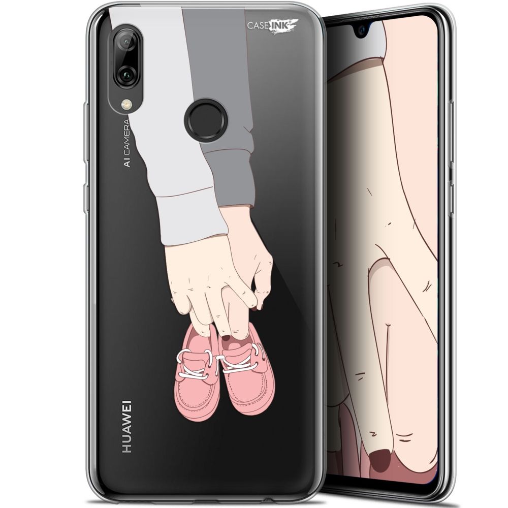 Caseink - Coque arrière Pour Huawei P Smart 2019 (6.21 ) Crystal Gel HD [ Nouvelle Collection - Souple - Antichoc - Imprimé en France] A Deux Mon Bébé - Coque, étui smartphone