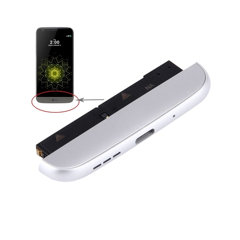 Wewoo - Pour LG G5 / F700L argent Chargeur Dock + Microphone + Sonneur Ringer Buzzer Module pièce détachée - Autres accessoires smartphone
