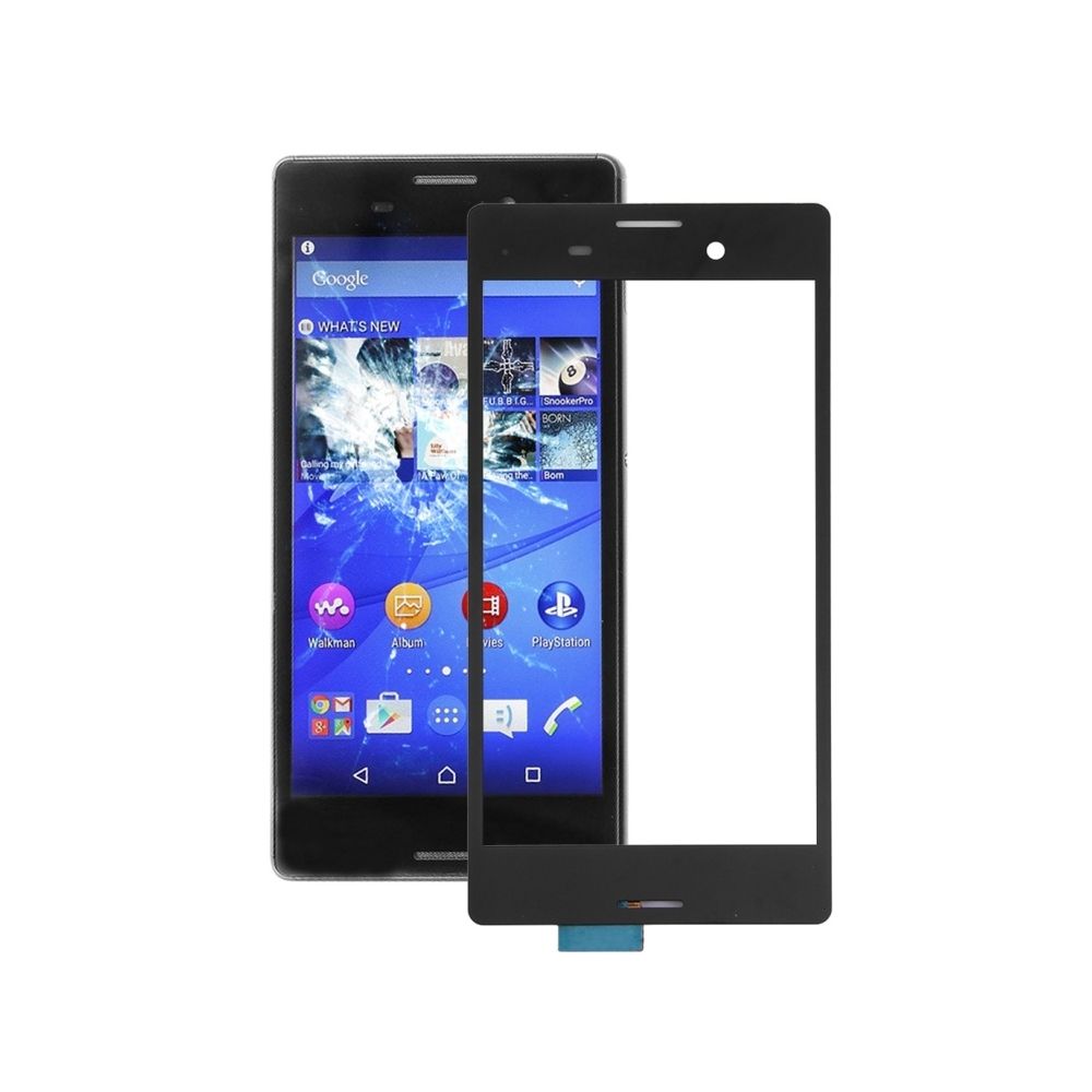 Wewoo - Pour Sony Xperia M4 Aqua noir écran tactile (seul sans le LCD) Digitizer Assemblée pièce détachée - Autres accessoires smartphone