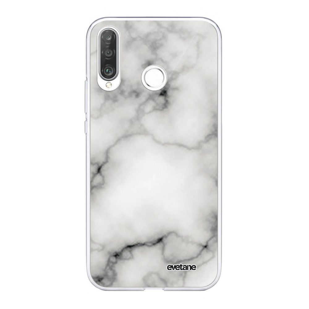 Evetane - Coque Huawei P30 souple transparente Marbre blanc Motif Ecriture Tendance Evetane. - Coque, étui smartphone