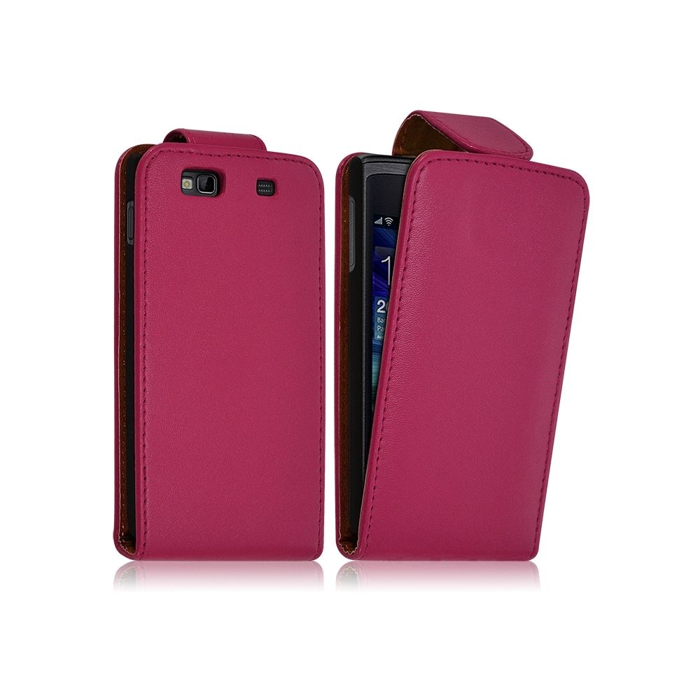 Karylax - Housse Coque Etui pour Samsung Wave 3 Couleur Rose Fushia - Autres accessoires smartphone