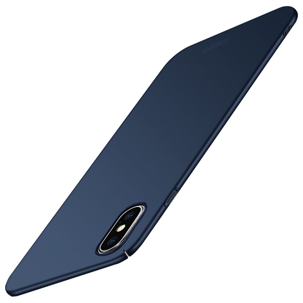 marque generique - Coque en TPU protéger ultra-mince dépoli bleu foncé pour votre Apple iPhone XS Max - Autres accessoires smartphone