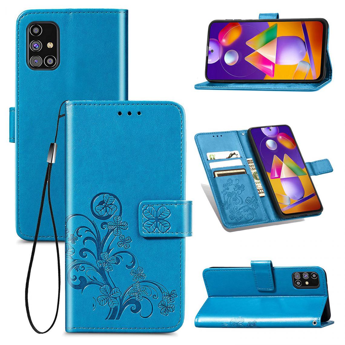 OtterBox - Samsung Galaxy M31S Housse Etui Coque de protection type portefeuille (lys) [Bleu] - Coque, étui smartphone