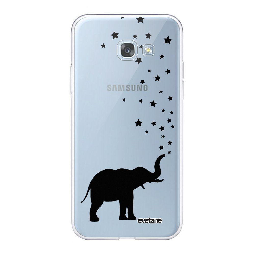 Evetane - Coque Samsung Galaxy A5 2017 souple transparente Elephant Motif Ecriture Tendance Evetane. - Coque, étui smartphone