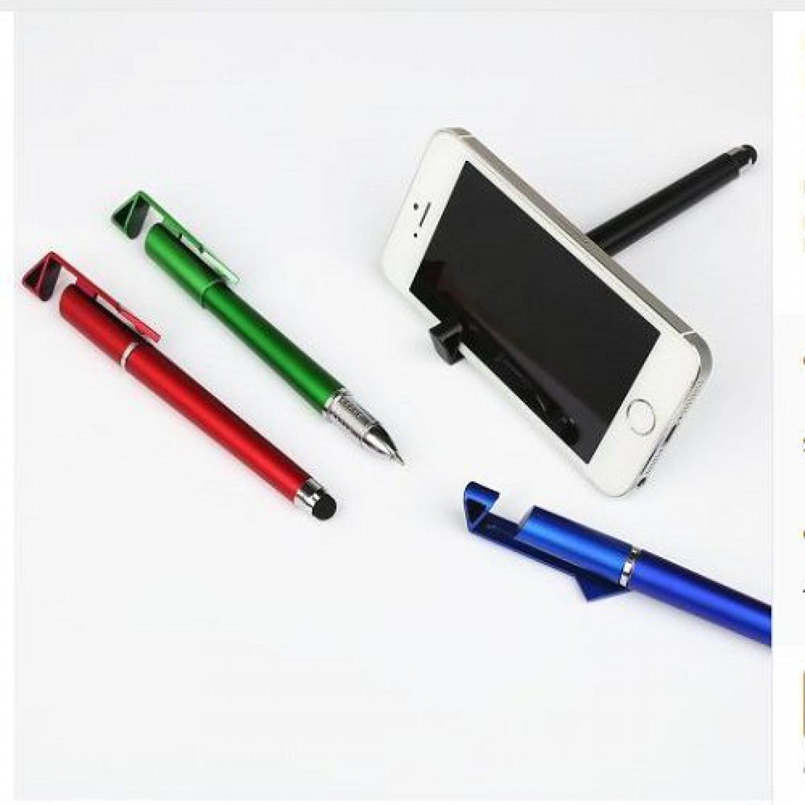 Ozzzo - Stylet stand stylo tactile 3 en 1 bleu ozzzo pour Smartphone et Tablette - Autres accessoires smartphone