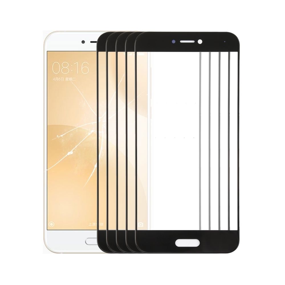 Wewoo - Écran avant de 10 PCS avec lentille en verre pour Xiaomi Mi 5c (Noir) - Autres accessoires smartphone