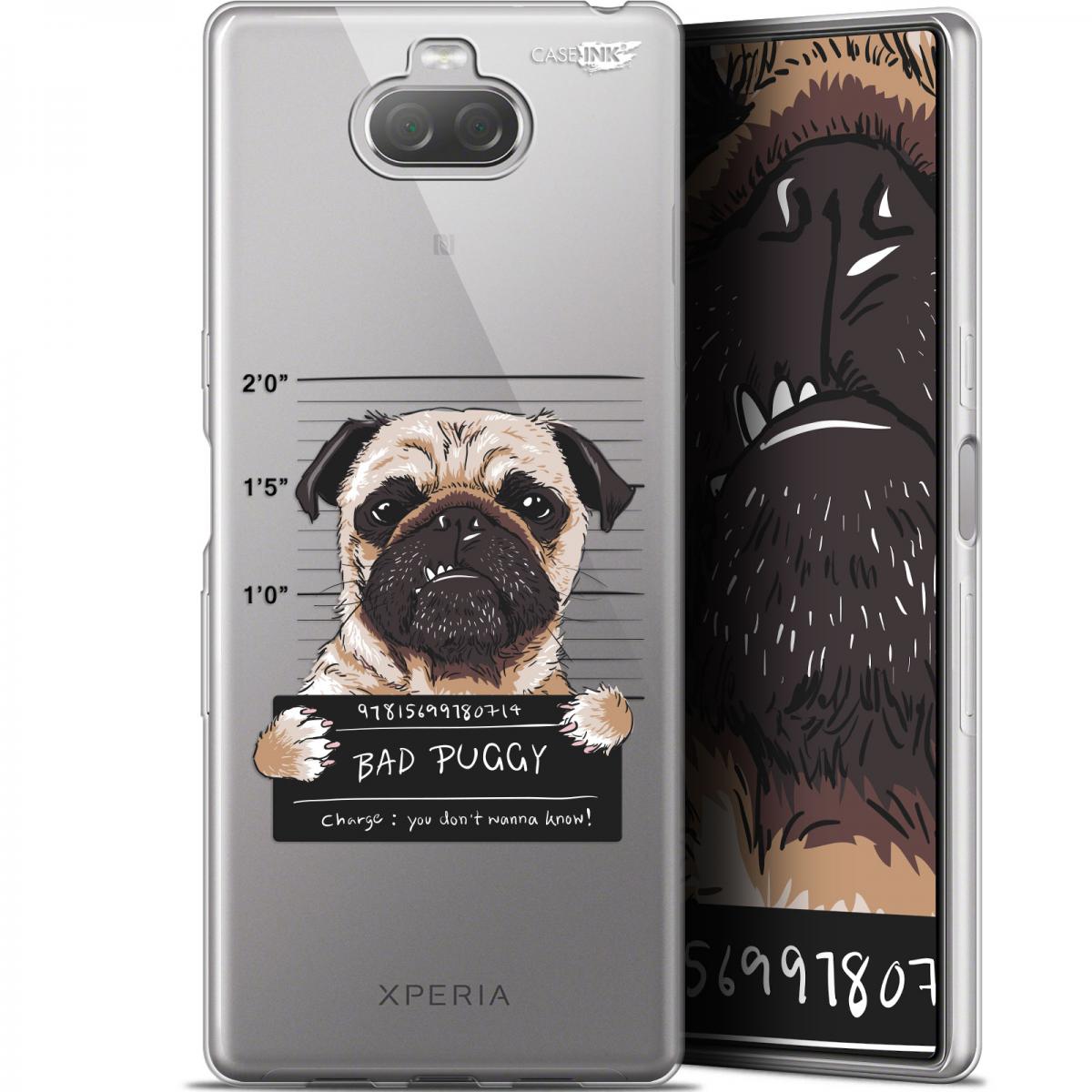 Caseink - Coque arrière Sony Xperia 10 Plus (6.5 ) Gel HD [ Nouvelle Collection - Souple - Antichoc - Imprimé en France] Beware The Puggy Dog - Coque, étui smartphone